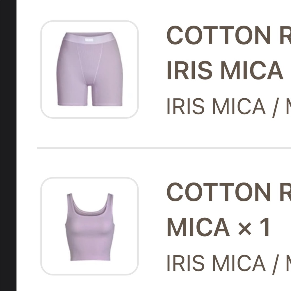 Skims tank & boxer set NWT